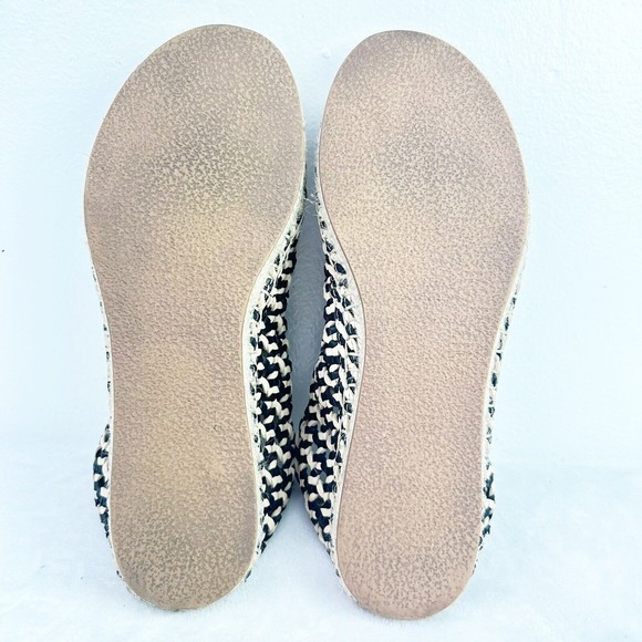 ZIMMERMANN Women's Braided Leather Woven Espadrilles In Black Size 40 - Picture 16 of 16